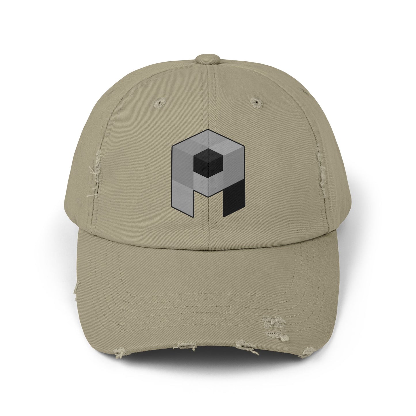 Unisex Pixel Athletics Logo Distressed Cap