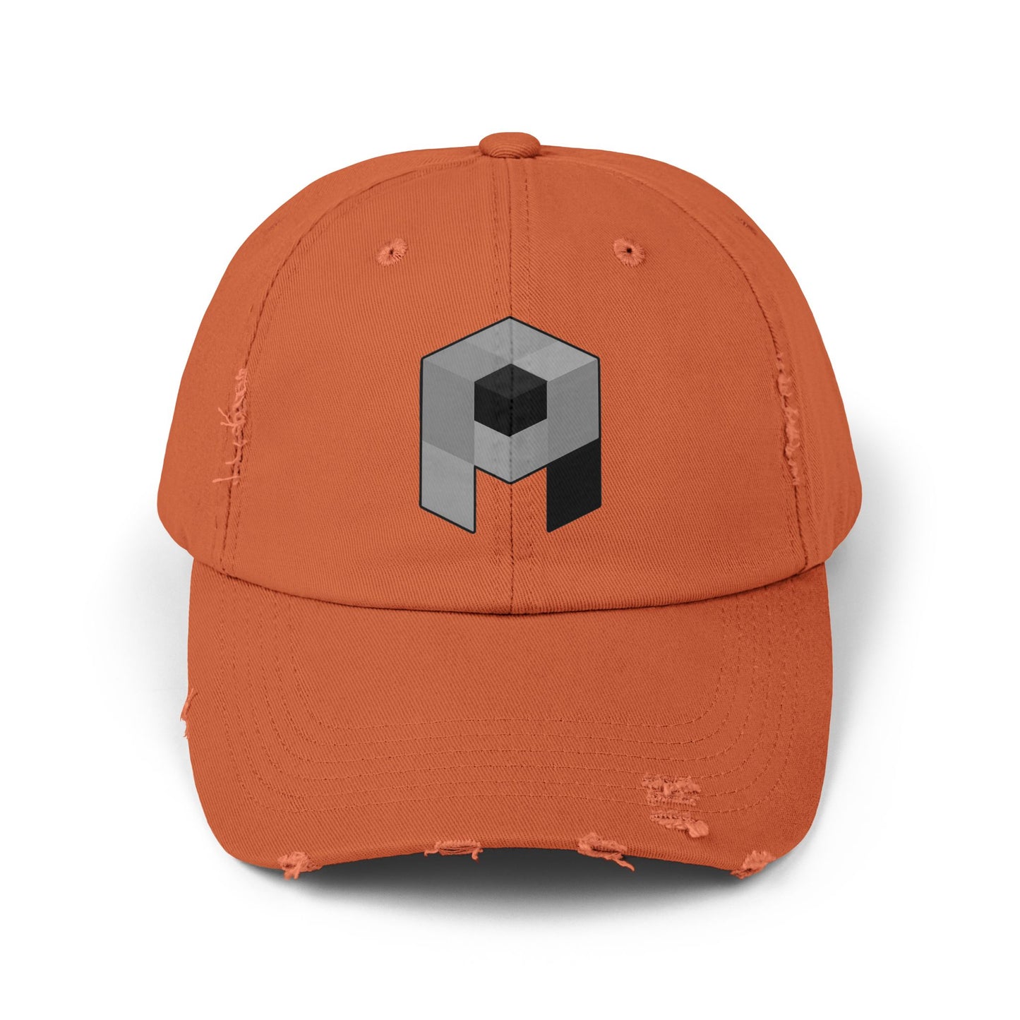 Unisex Pixel Athletics Logo Distressed Cap