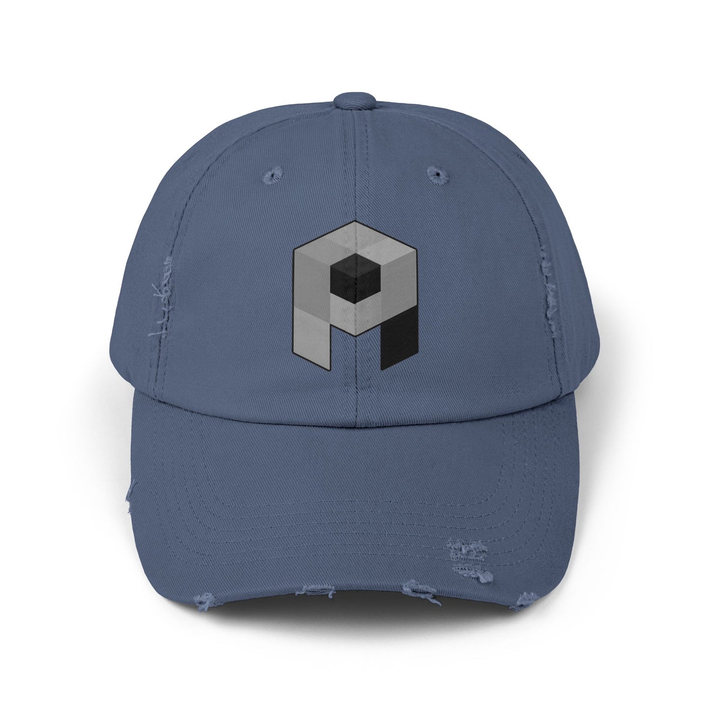 Unisex Pixel Athletics Logo Distressed Cap