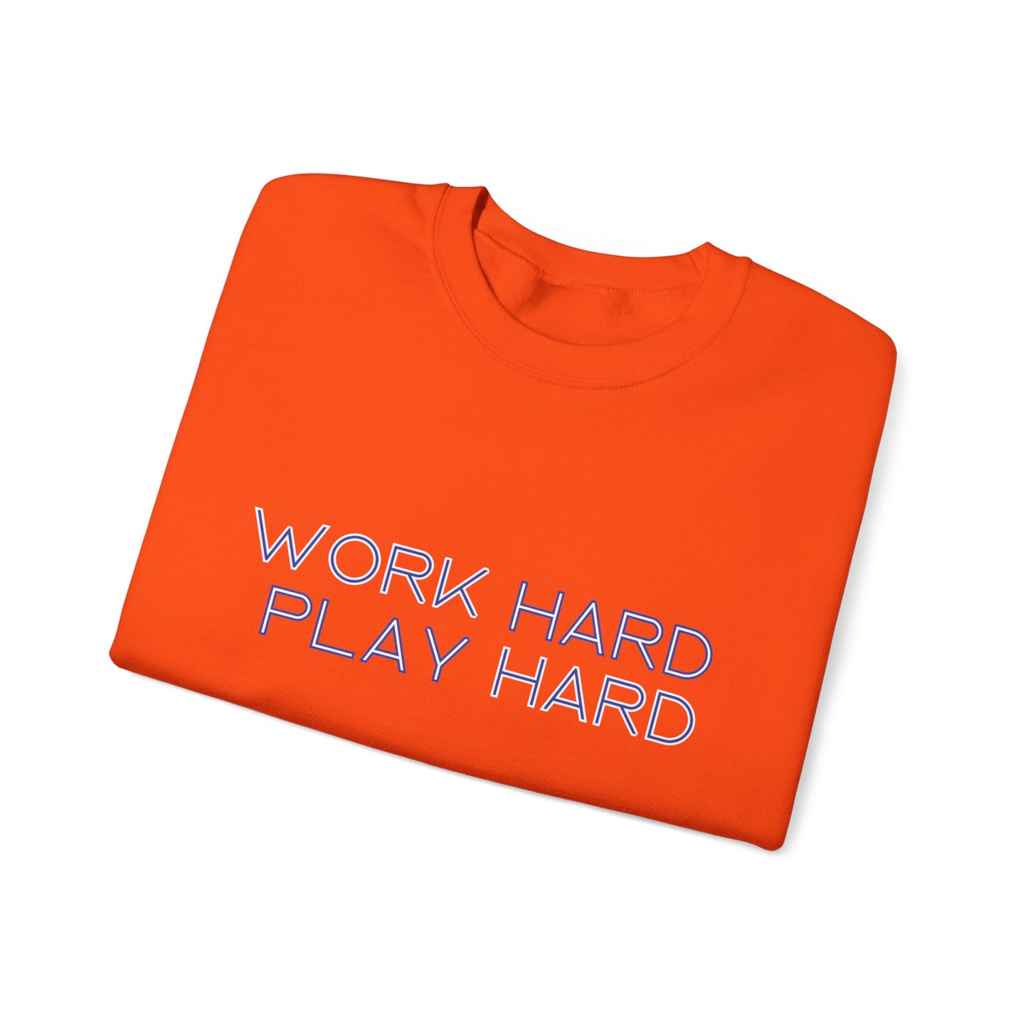 Stay Cozy, Stay Driven: Work Hard. Play Hard. Unisex Heavy Blend™ Crewneck Sweatshirt