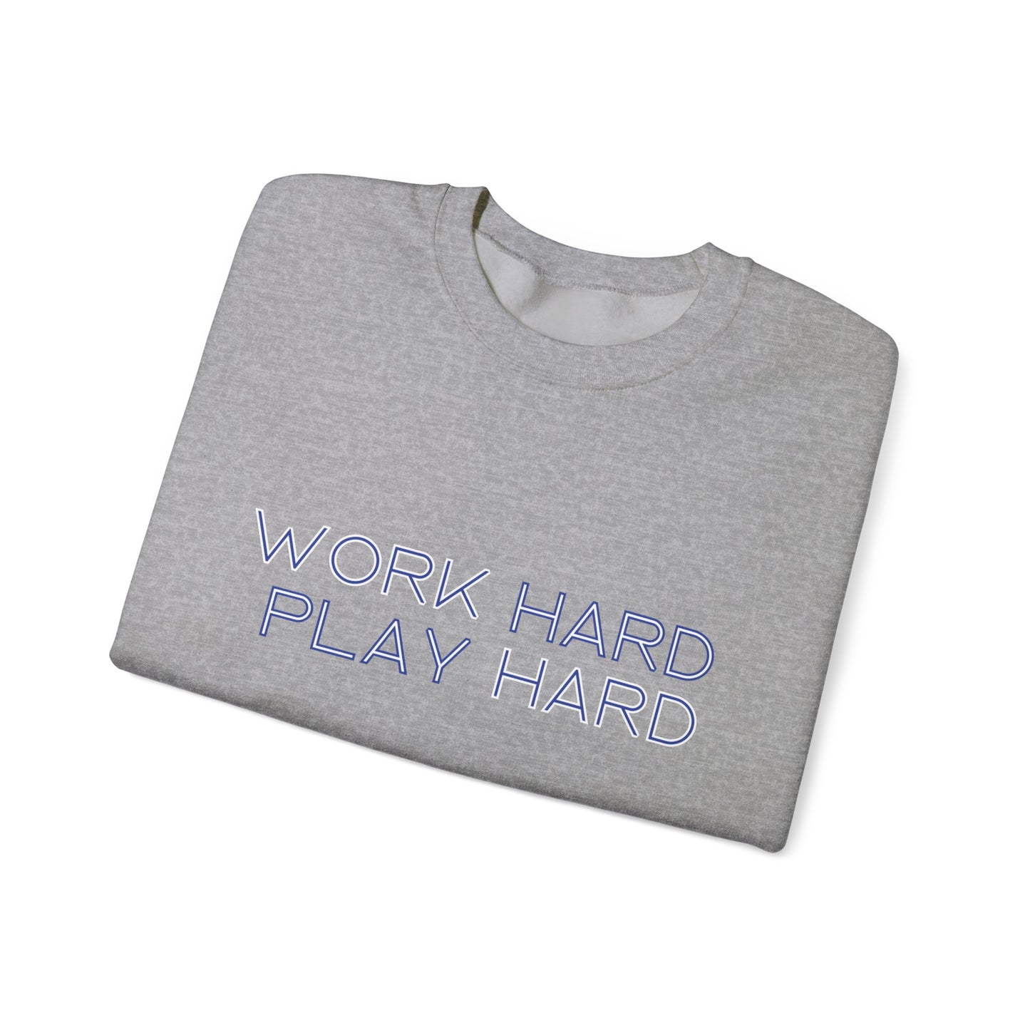 Stay Cozy, Stay Driven: Work Hard. Play Hard. Unisex Heavy Blend™ Crewneck Sweatshirt