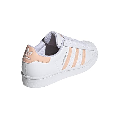 adidas Originals Superstar Legacy Skate Shoe, White/Haze Coral/White