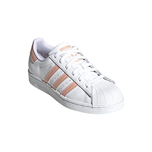 adidas Originals Superstar Legacy Skate Shoe, White/Haze Coral/White