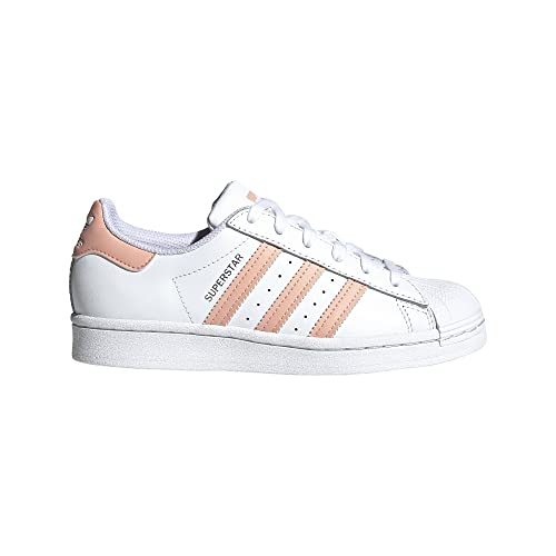 adidas Originals Superstar Legacy Skate Shoe, White/Haze Coral/White