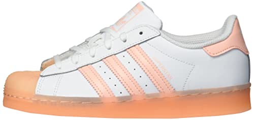 adidas Originals Superstar Legacy Skate Shoe, White/Haze Coral/White