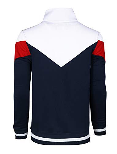 SCREENSHOT-F11956 Mens Urban Hip Hop Premium Track Jacket - Athletic Color Block Fashion Sweatshirt