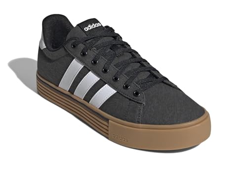 adidas Men's Daily 4.0 Sneaker, Black/White/Gum