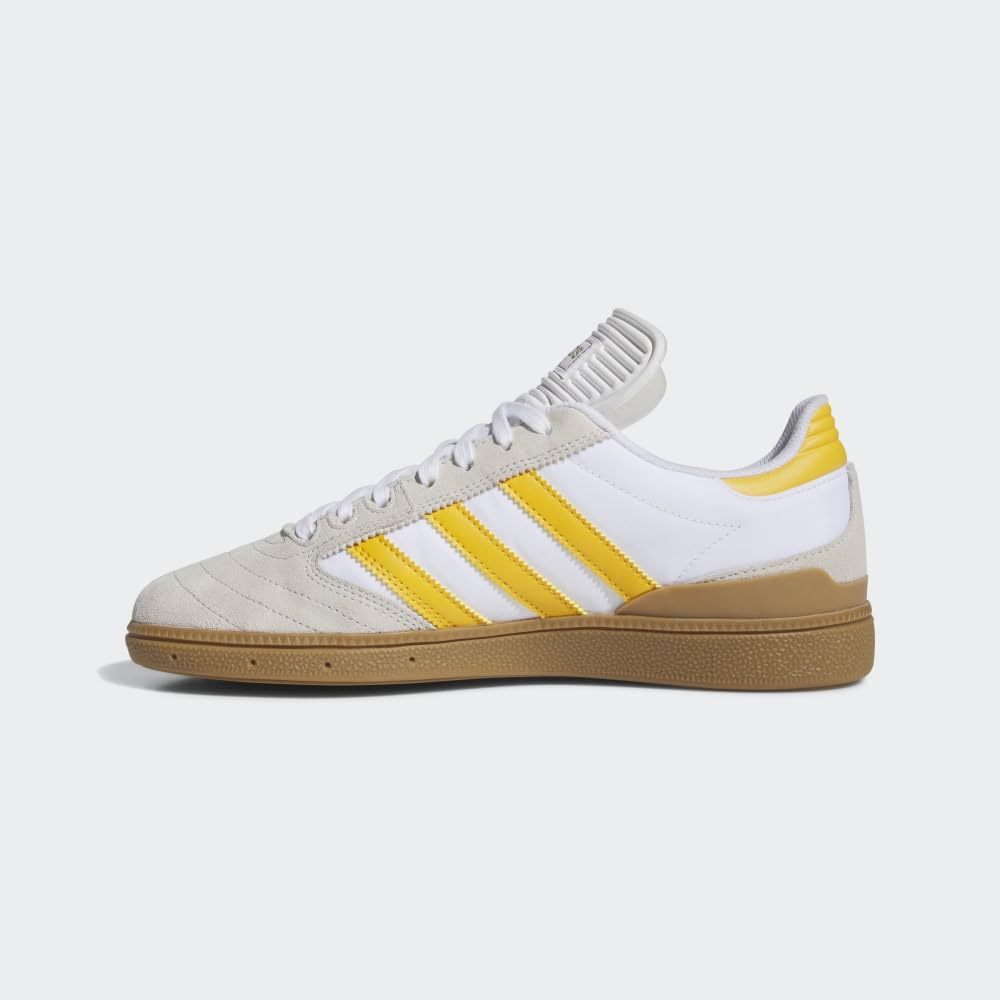 adidas Busenitz Shoes - Crystal White/Preloved Yellow/Gum