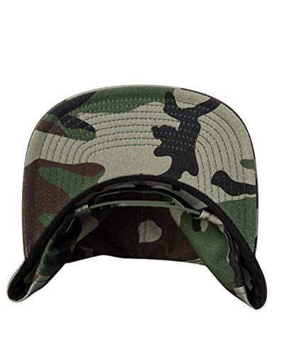 RVCA mens Adjustable Snapback Straight Brim Hat, Rvca Snapback Hat/Camo, One Size US