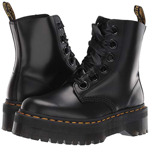 Dr. Martens Women's Molly Fashion Boot, Black Buttero