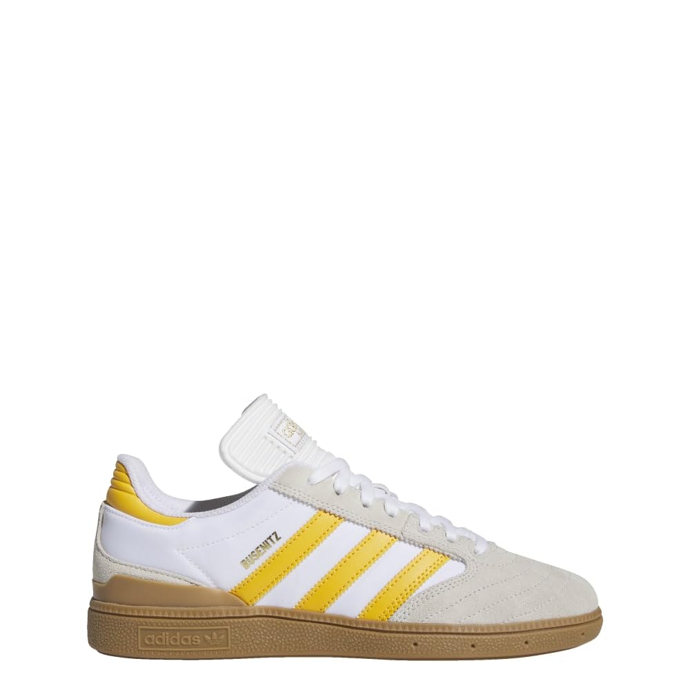 adidas Busenitz Shoes - Crystal White/Preloved Yellow/Gum