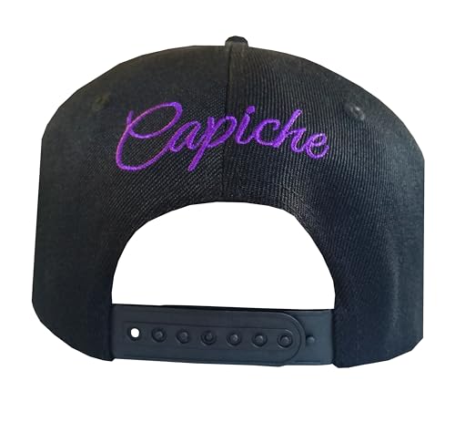 Capiche [99+ Variations] Snapback Cap, Hydra, Black and Purple Baseball Hat, Zilla, Serpentine Water Monster, Greek Mythology, Roman, LEMA, Underworld, Tattoo Art, Greece