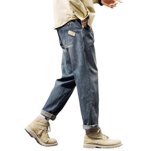 Jeans for Men Baggy Pants Loose Fit Pants Vintage Clothes Men Pockets Trousers