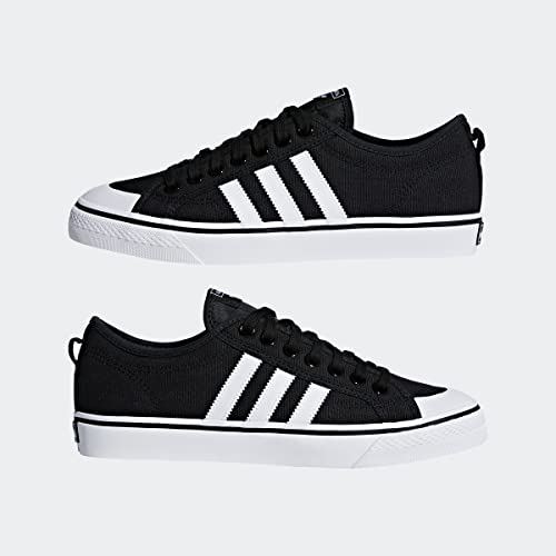 adidas Originals Men's Nizza Sneaker, Core Black/Cloud White/Cloud White