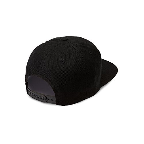 Volcom mens Volcom Men's Quarter Twill Hat Baseball Cap, Black, One Size US