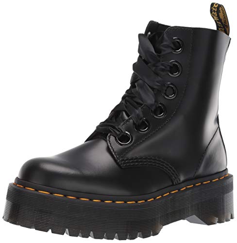 Dr. Martens Women's Molly Fashion Boot, Black Buttero