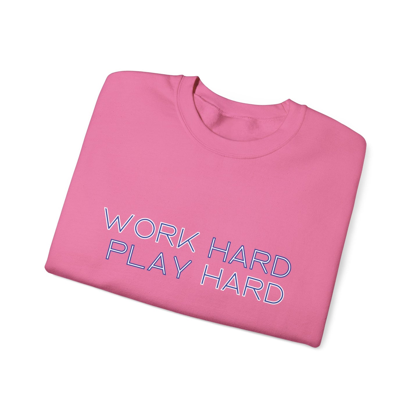 Stay Cozy, Stay Driven: Work Hard. Play Hard. Unisex Heavy Blend™ Crewneck Sweatshirt