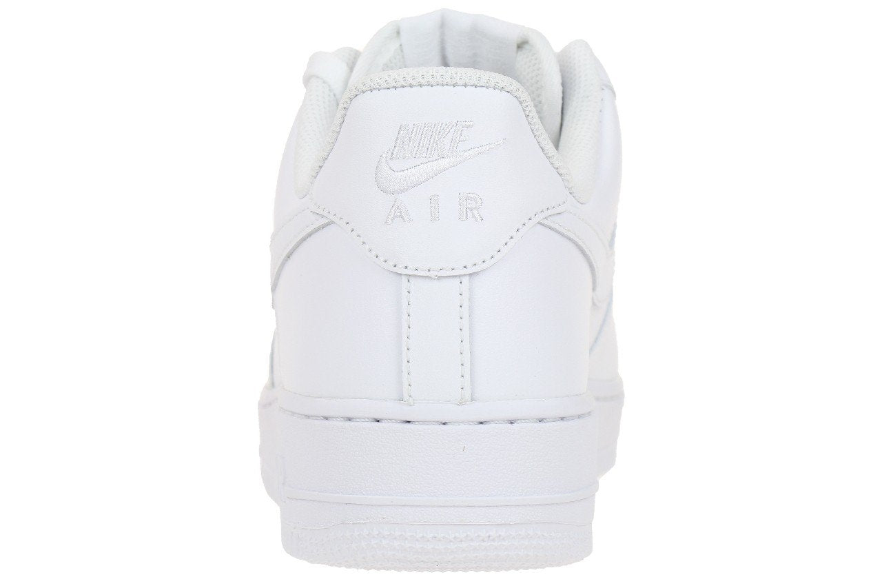 NIKE Men's Air Force 1 Low Sneaker, White/White