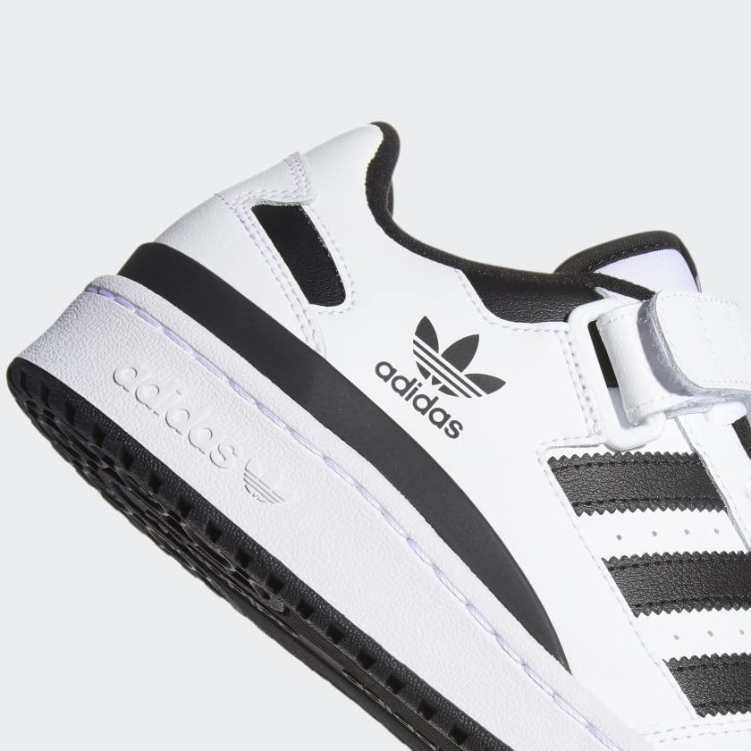 adidas Men's Forum Low Sneaker, White/White/Black