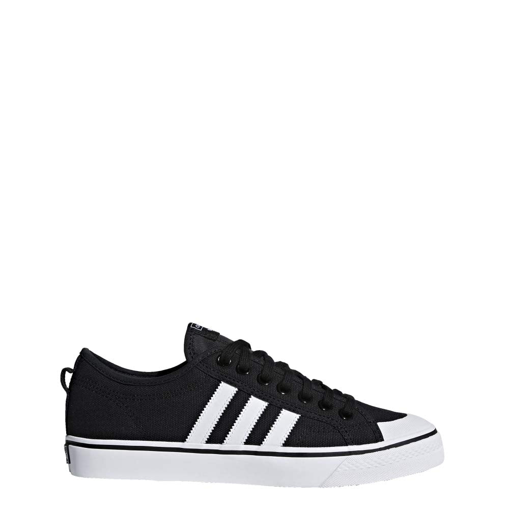 adidas Originals Men's Nizza Sneaker, Core Black/Cloud White/Cloud White