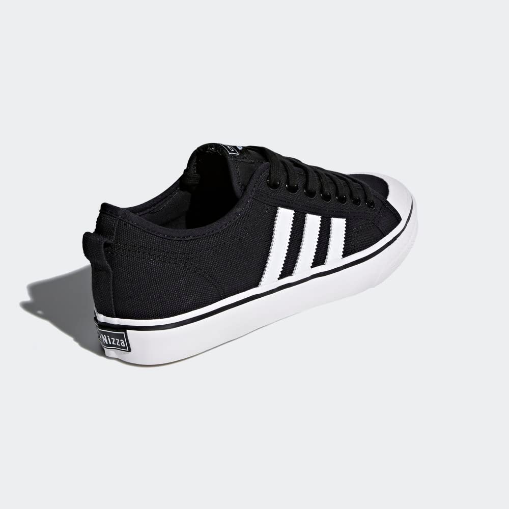 adidas Originals Men's Nizza Sneaker, Core Black/Cloud White/Cloud White