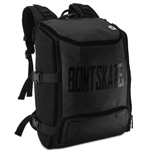 Bont Skates - Multi Sport Skate Backpack Travel Bag - Inline Ice Roller Speed Skating (Black)