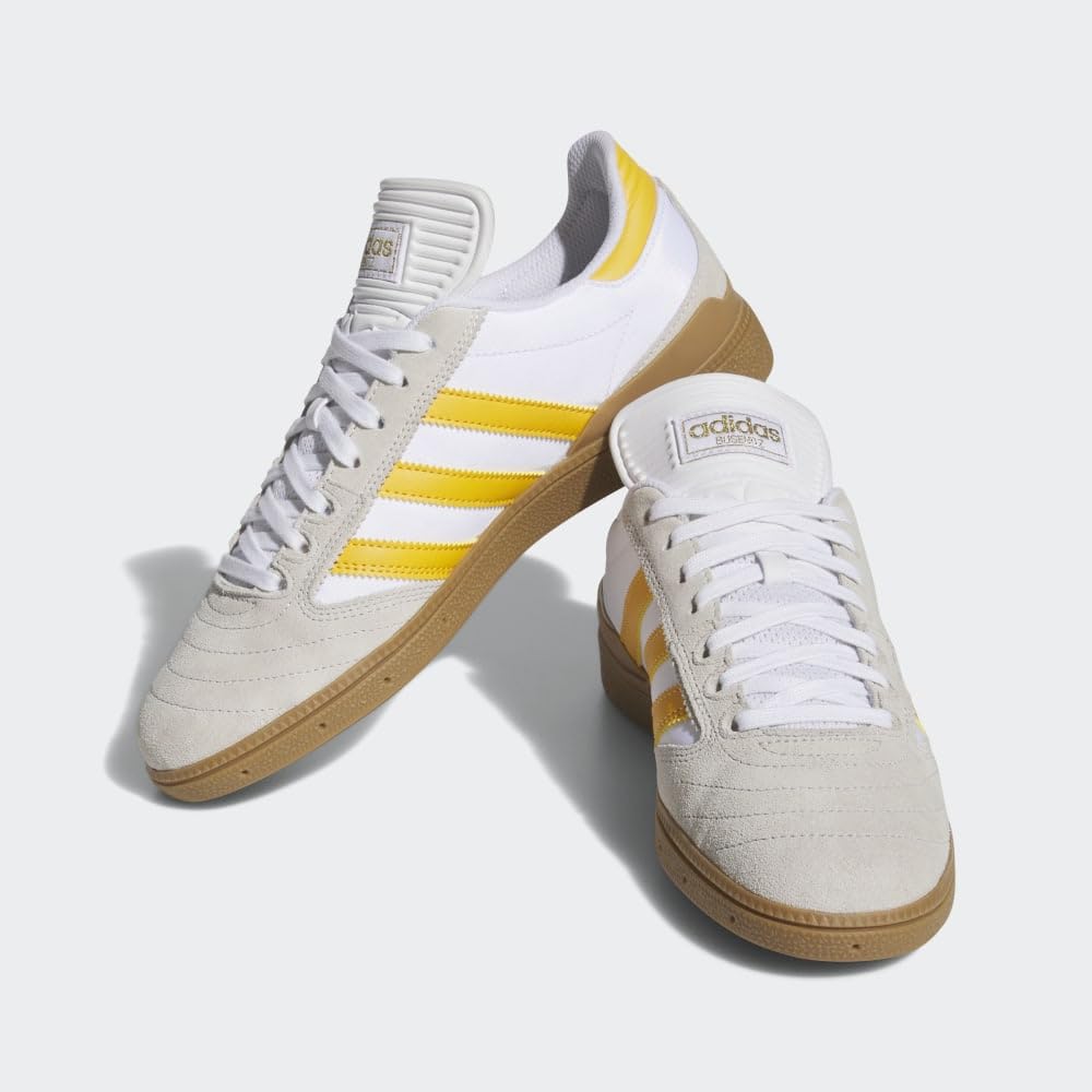 adidas Busenitz Shoes - Crystal White/Preloved Yellow/Gum