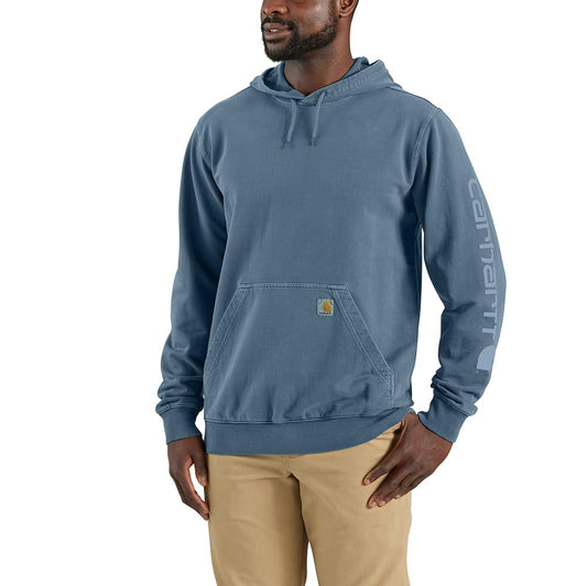 Carhartt Men's Big & Tall Relaxed Fit Midweight Garment Dyed French Terry Graphic Sweatshirt