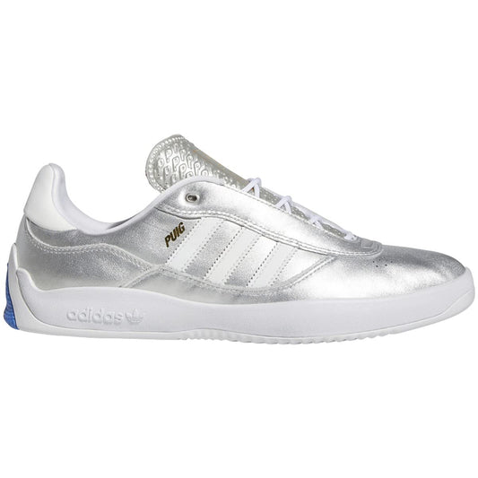 adidas Puig Shoes - Silver Metallic White/Scarlet