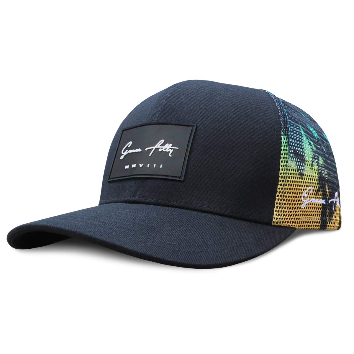 Grace Folly Trucker Hat for Men or Women- Many Cool Designs (Palm Beach)