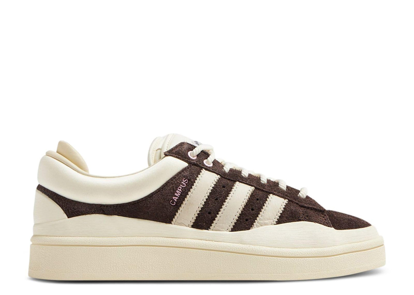 adidas Bad Bunny X Campus Mens Shoes, Deep Brown/Chalk/Pink