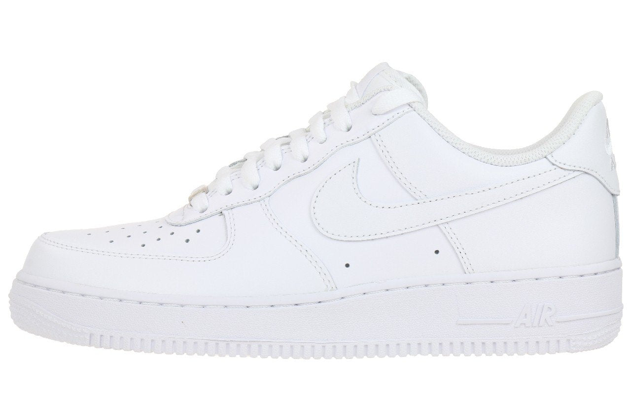 NIKE Men's Air Force 1 Low Sneaker, White/White