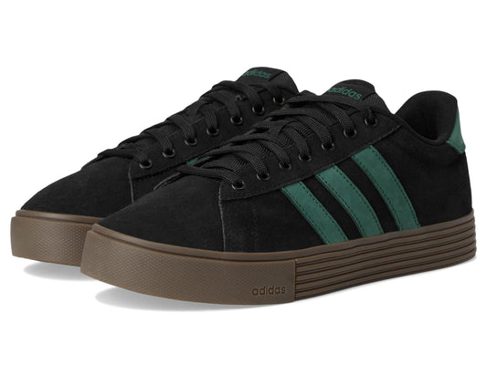 adidas Unisex Daily 4.0 Sneaker, Black/Collegiate Green/Gum