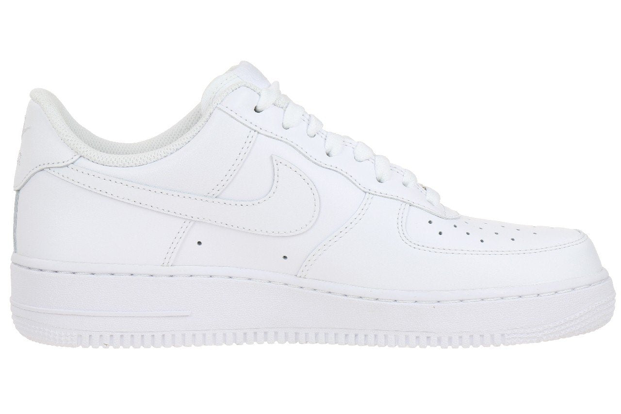 NIKE Men's Air Force 1 Low Sneaker, White/White