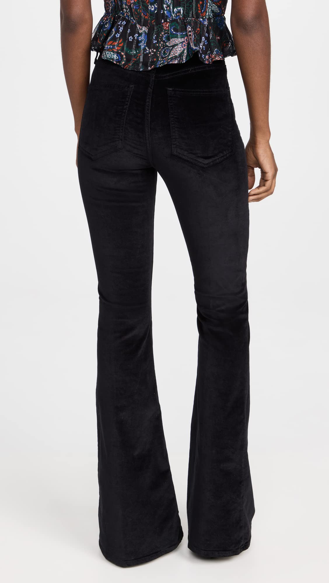 Veronica Beard Jean Women's Sheridan Bell Bottom Jeans, Black