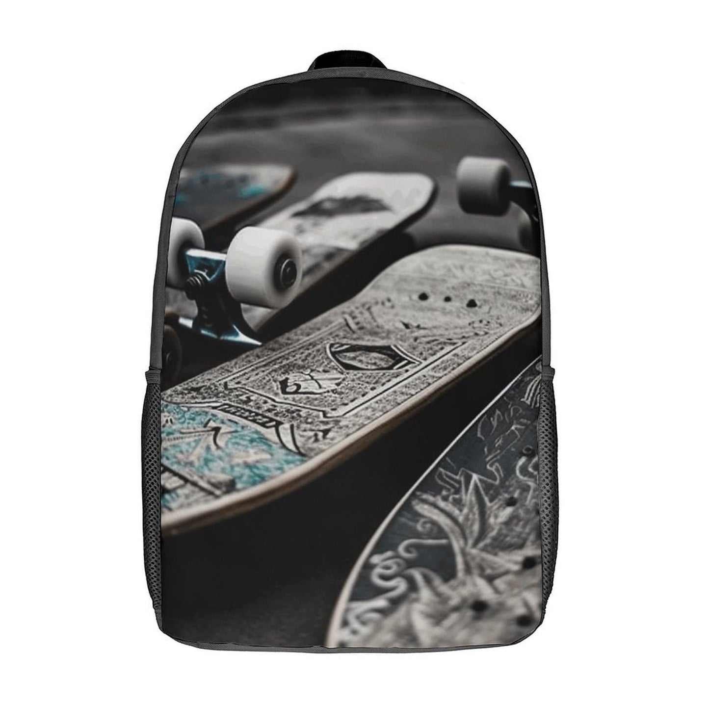 WYUSPGK Cute Backpack,Skate Boards Print Backpacks,17 Inch Backpack for Men,Suitable for Extra Heavy And Heavy Duty Backpacks