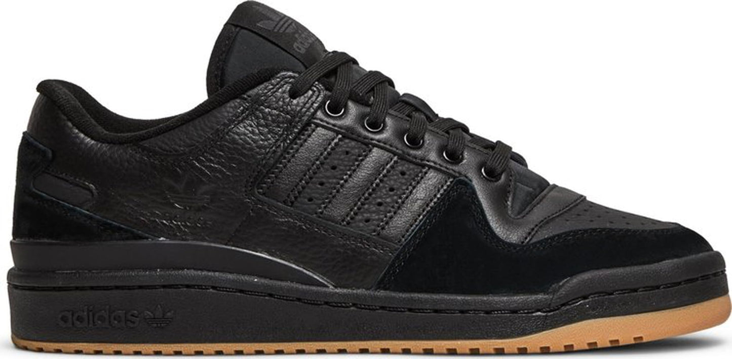 adidas Mens Skateboarding Forum 84 Low ADV Sneakers Shoes, Black Gum