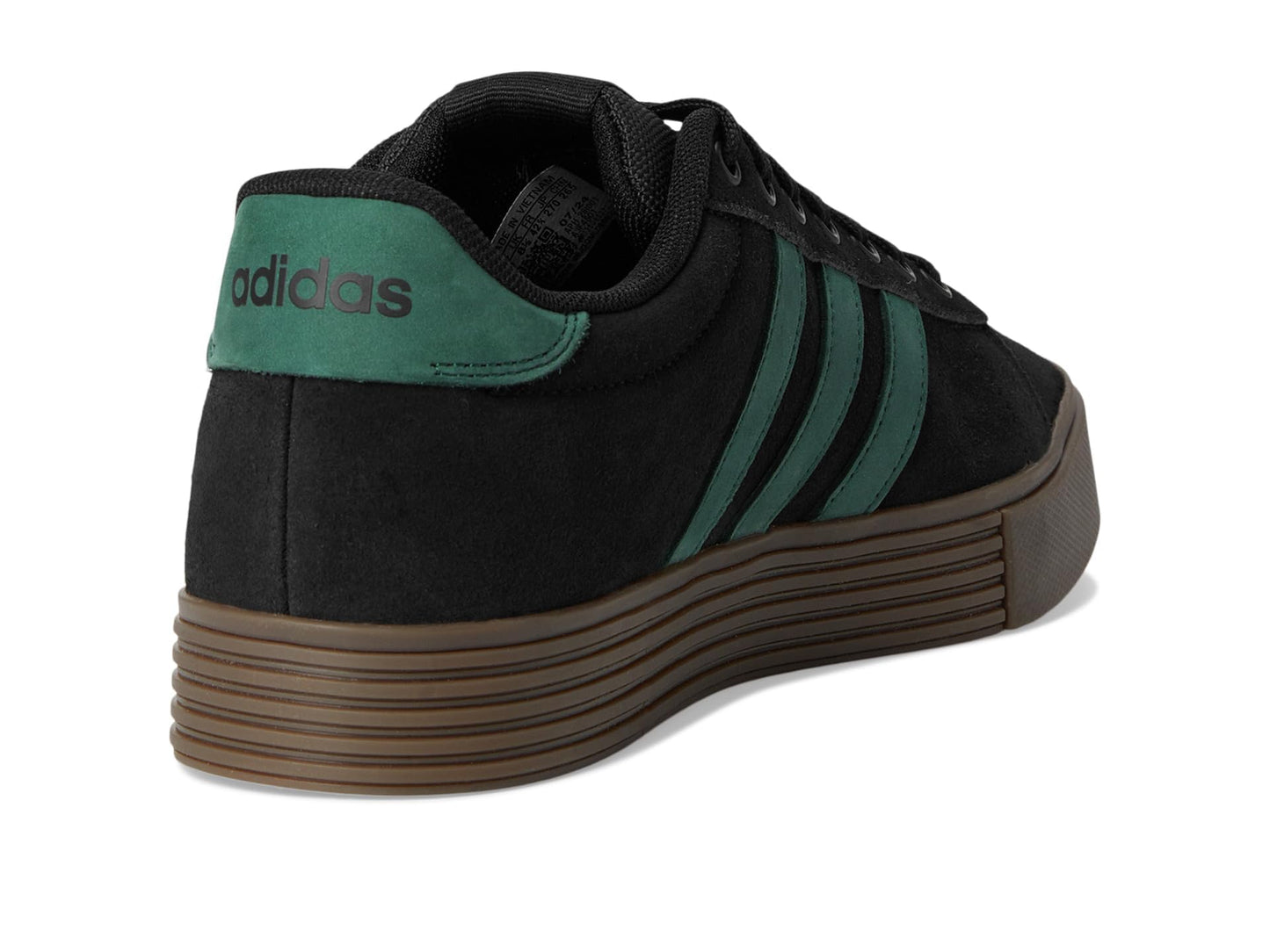 adidas Unisex Daily 4.0 Sneaker, Black/Collegiate Green/Gum