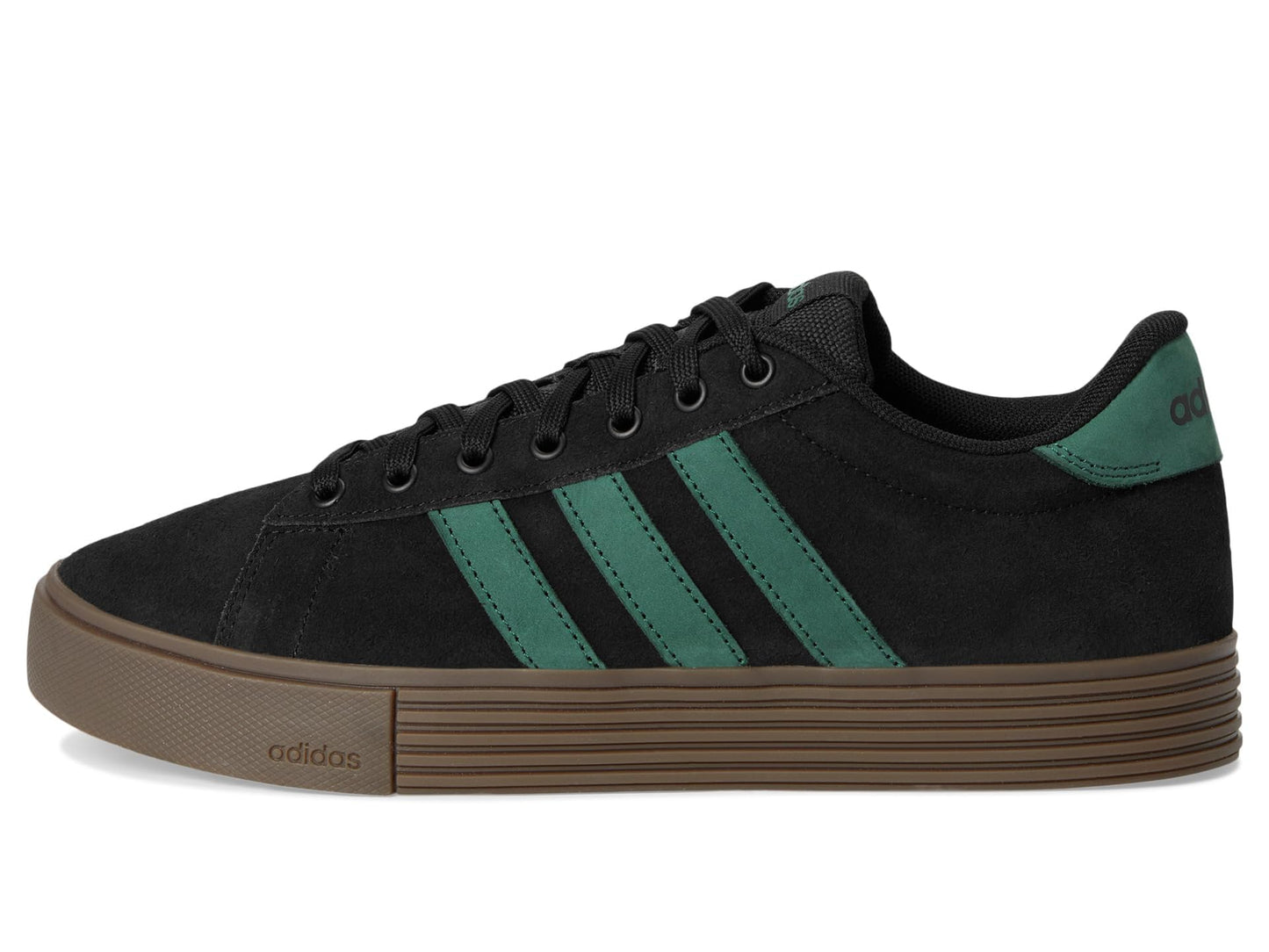 adidas Unisex Daily 4.0 Sneaker, Black/Collegiate Green/Gum