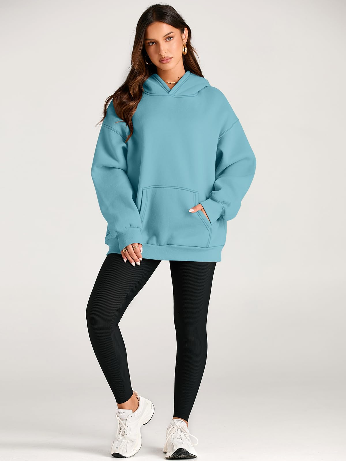 Trendy Queen Womens Oversized Hoodies Fleece Sweatshirts Long Sleeve Pullover