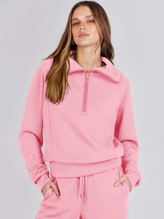 Women 2 Piece Sweatsuit Oversized Sweatshirt Sweatpants Tracksuit Lounge Matching Set