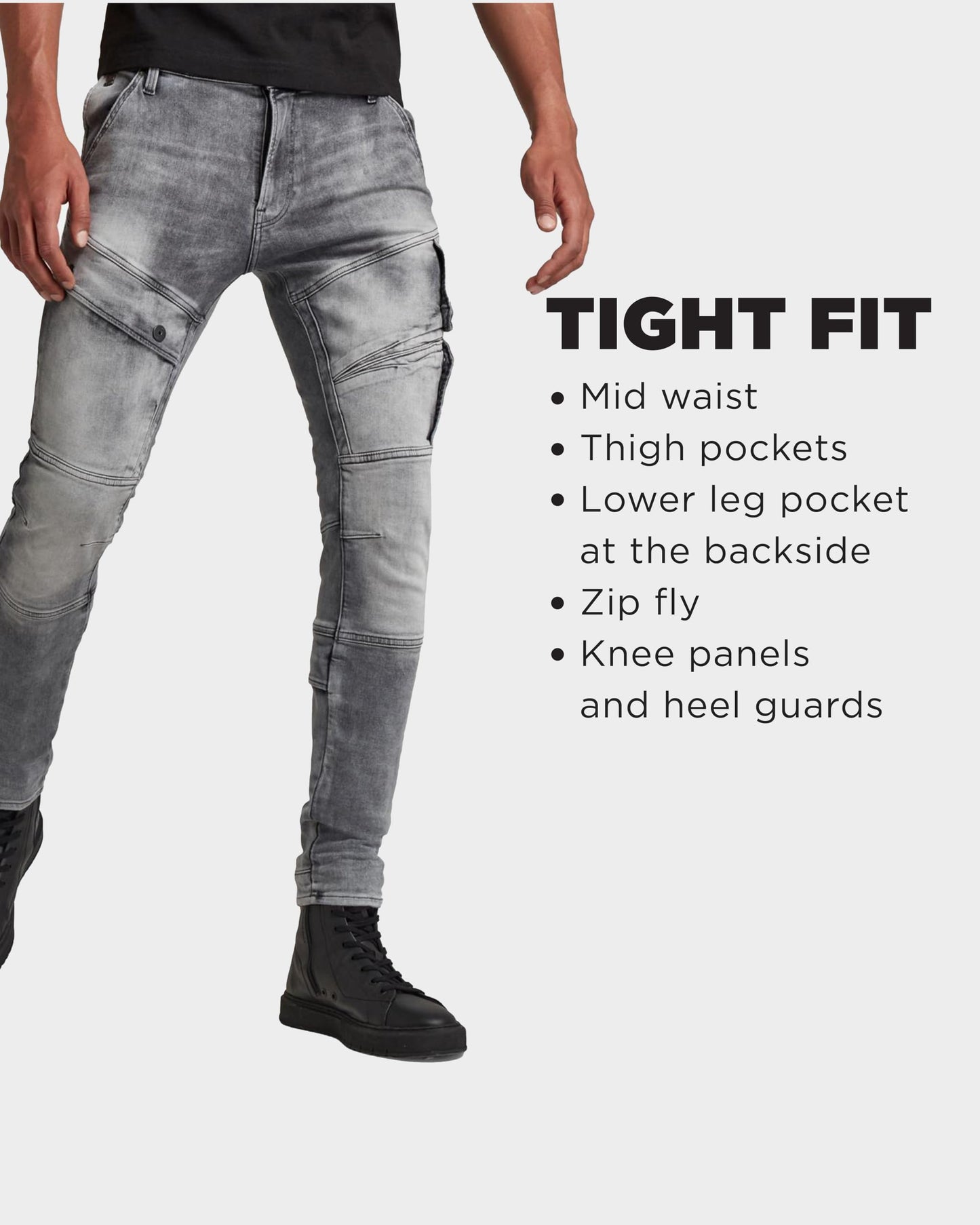 G-STAR Airblaze 3D Skinny Fit Jeans, Faded Seal Grey