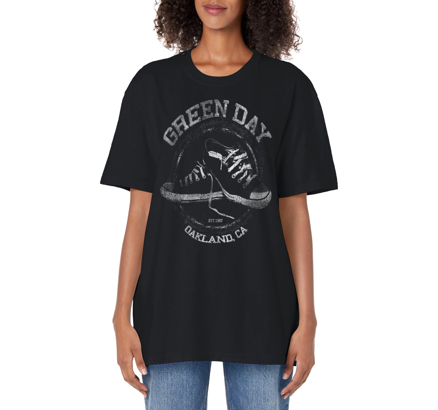 Green Day Allstar Adult Oversized Vintage T-Shirt