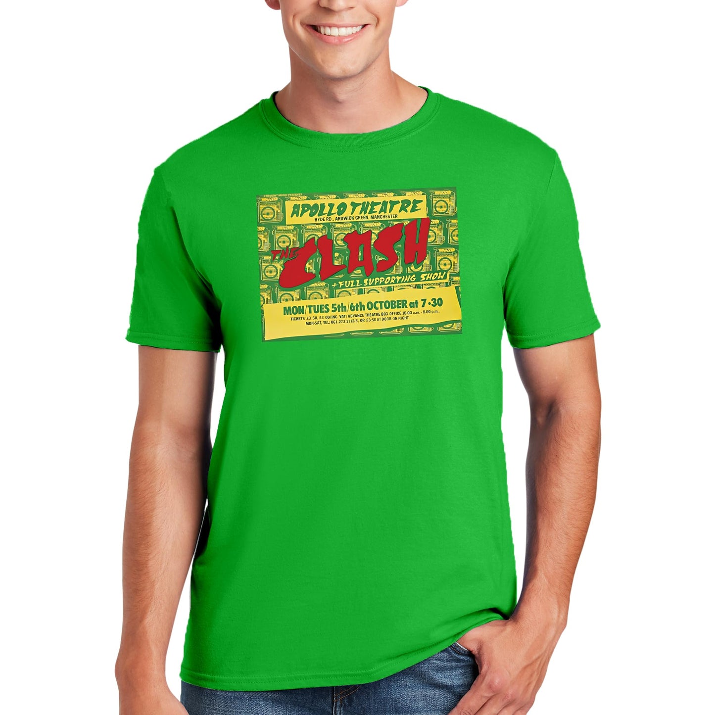 The Clash Apollo Theater - Vintage Summer Concert Soft Style T Shirt