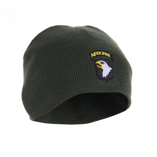 Fosco 101st Airborne Beanie Hat Olive Green