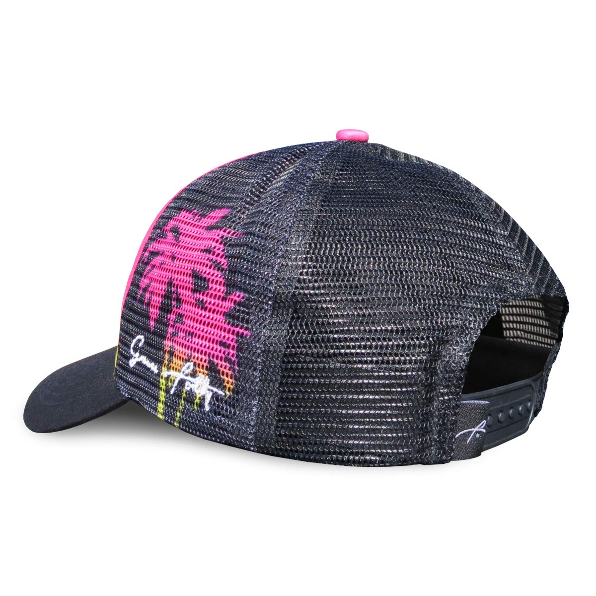 Grace Folly Beach Trucker Hats for Women- Snapback Baseball Cap for Summer (Flamingo)