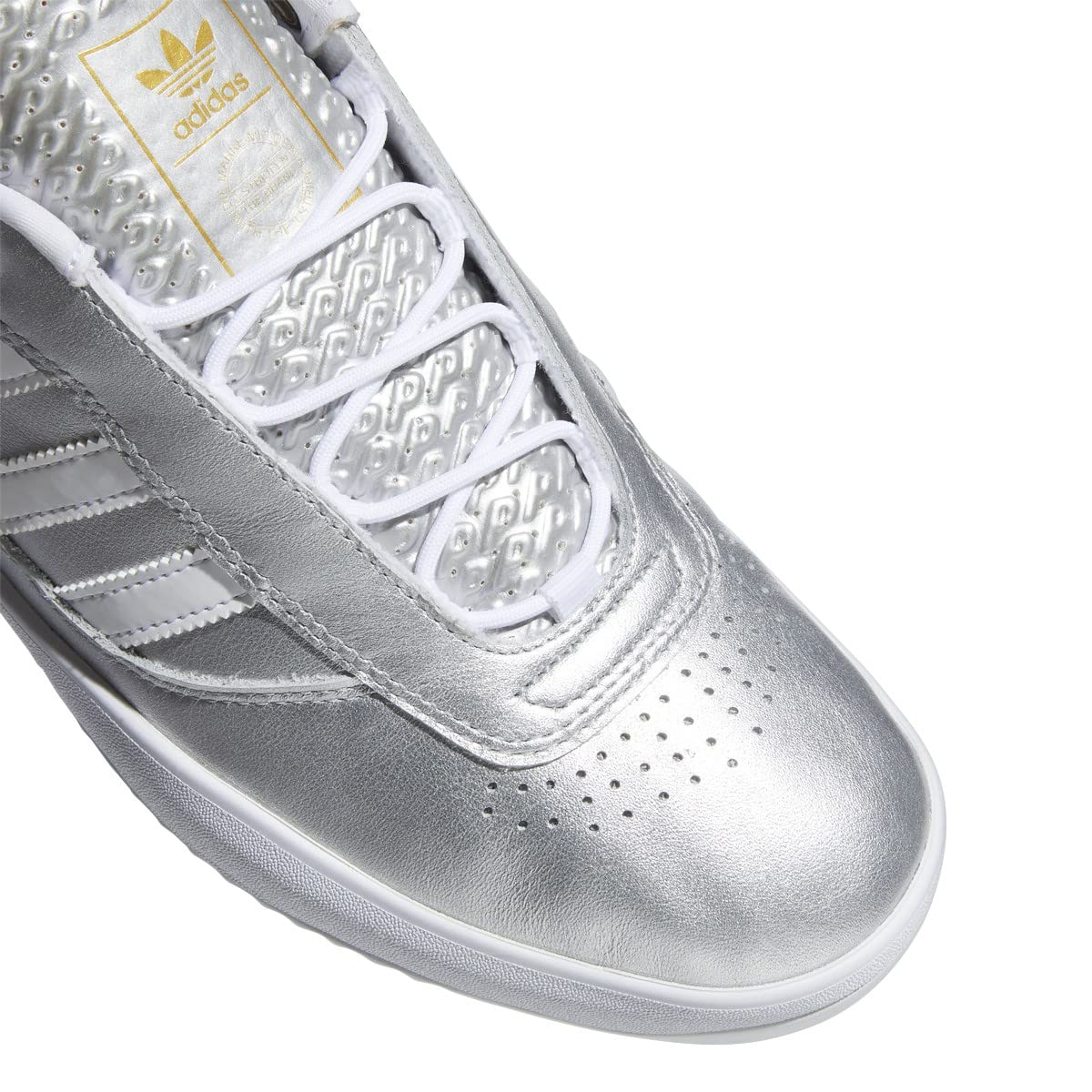 adidas Puig Shoes - Silver Metallic White/Scarlet