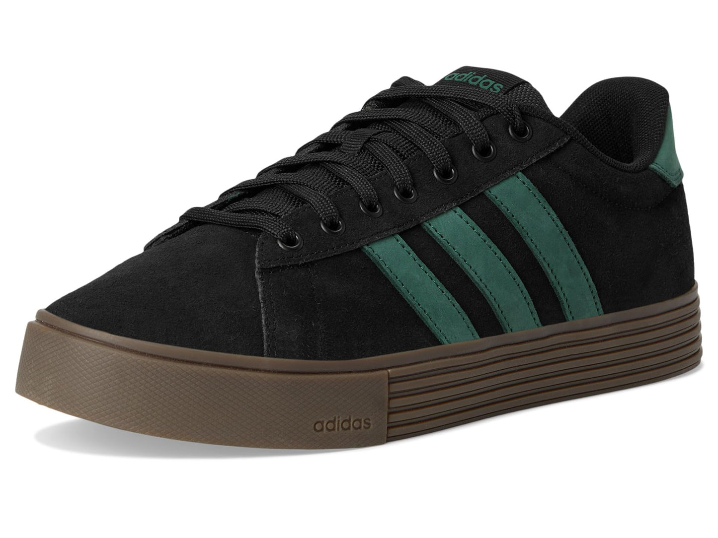 adidas Unisex Daily 4.0 Sneaker, Black/Collegiate Green/Gum