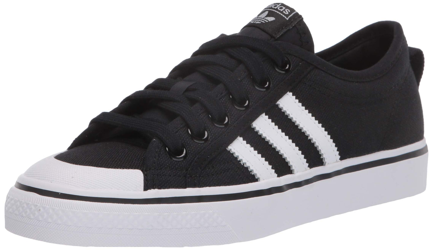 adidas Originals Men's Nizza Sneaker, Core Black/Cloud White/Cloud White