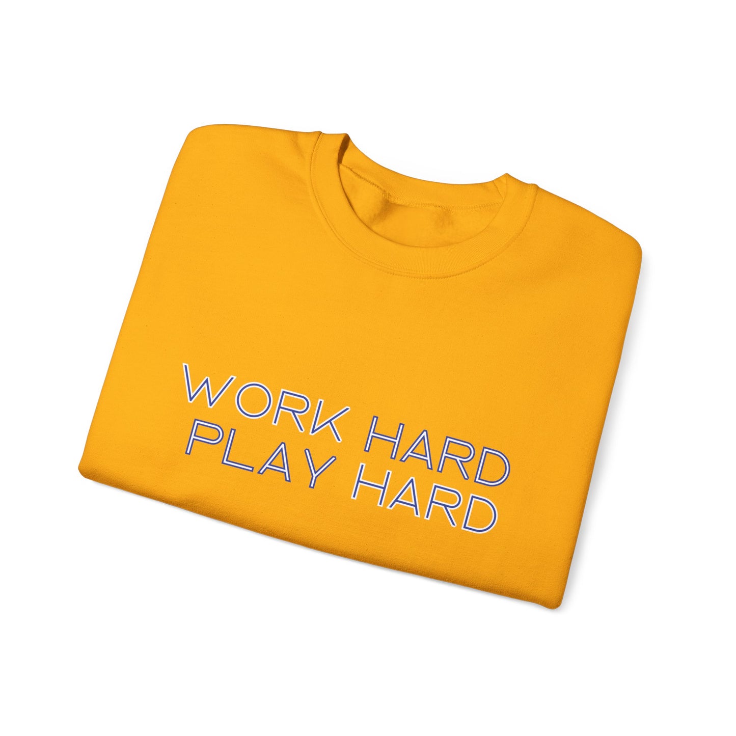 Stay Cozy, Stay Driven: Work Hard. Play Hard. Unisex Heavy Blend™ Crewneck Sweatshirt